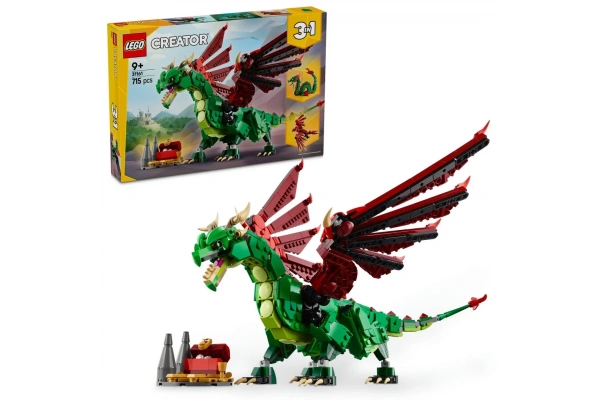 LEGO Creator 3ü 1 Arada Orta Çağ Ejderhası 31161
