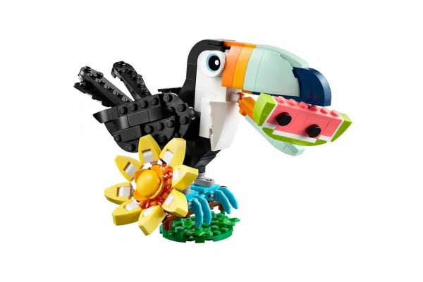 LEGO Creator 3ü 1 Arada Vahşi Hayvanlar: Tropikal Tukan Kuşu 31173