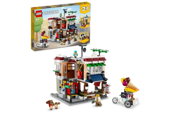 LEGO Creator 3’ü 1 Arada Şehir Merkezi Makarna Dükkanı 31131