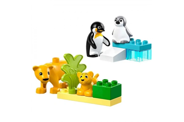 LEGO DUPLO Kasabası Vahşi Hayvan Aileleri: Penguenler ve Aslanlar 10442