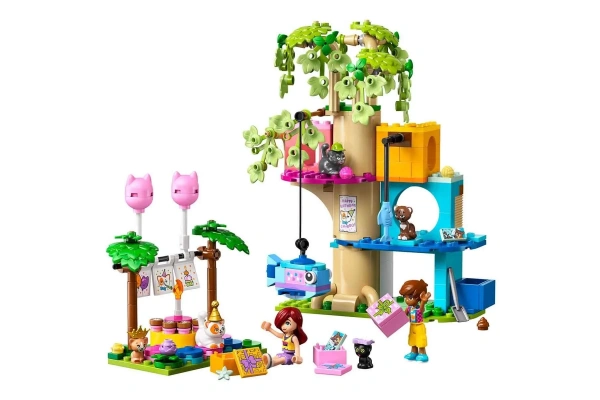 LEGO Friends Kedi Doğum Günü Partisi ve Ağaç Ev 42666
