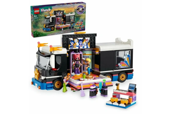 LEGO Friends Pop Star Müzik Turne Otobüsü 42619