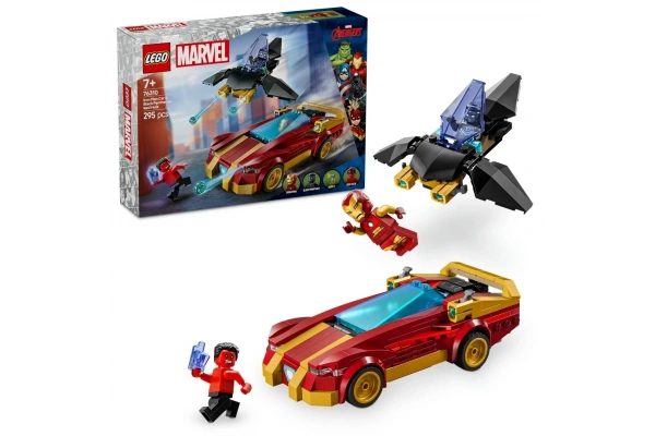 LEGO Marvel Iron Man Arabası ile Black Panther, Red Hulk’a Karşı İnşa Edilebilen Oyun Seti 76310