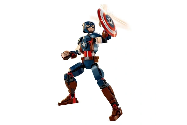 LEGO Marvel Kaptan Amerika Yapım Figürü 76258