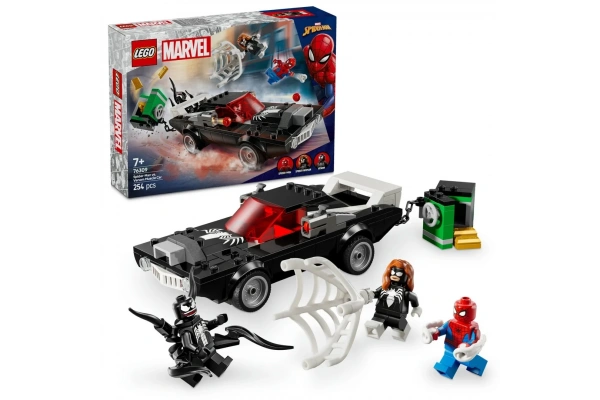 LEGO Marvel Örümcek Adam Venom Arabasına Karşı 76309