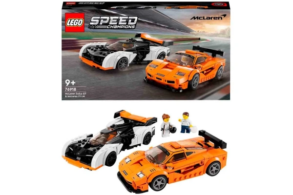 LEGO Speed Champions McLaren Solus GT ve McLaren F1 LM 76918