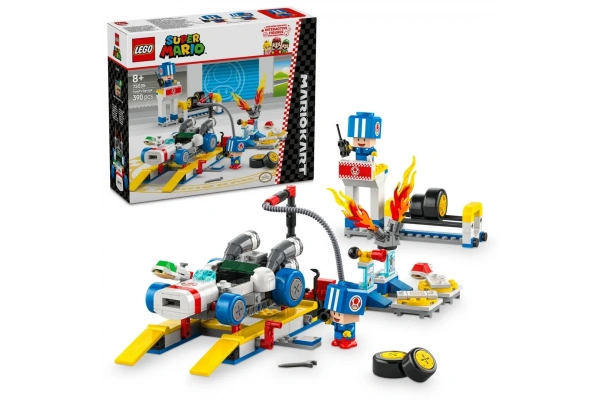 LEGO Super Mario: Mario Kart Toad’un Garajı, Nintendo Karakter Hediyesi 72035