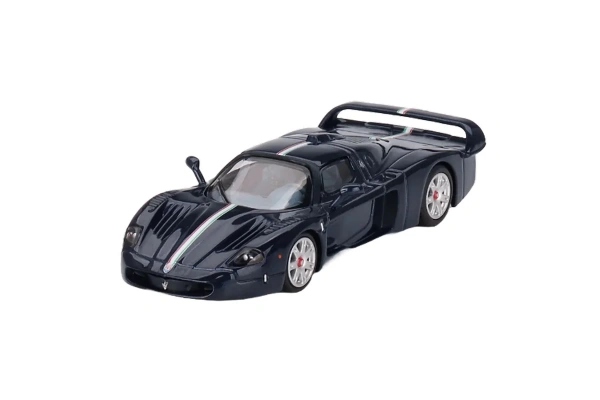 Mini Gt 1/64 BBR Maserati MC12 Stradale Blue Metallic w/ Stripe