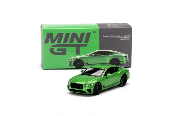 Mini GT 1:64 Bentley Continental GT Speed 2022 Apple Green