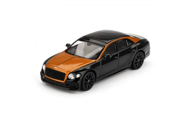 Mini GT 1/64 Bentley Flying Spur Orange Flame / Onyx - Blister Paket