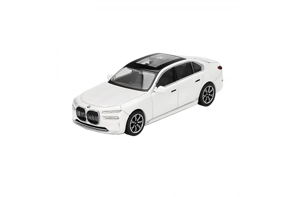 Mini Gt 1/64 Bmw i7 XDrive60 Mineral White