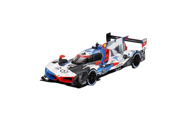 Mini Gt 1/64 BMW M Hybrid V8 #25 BMW M Team RLL 2023 IMSA Sebring 12 Hrs 2nd Place
