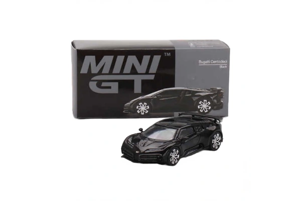 Mini GT 1:64 Bugatti Centodieci Black