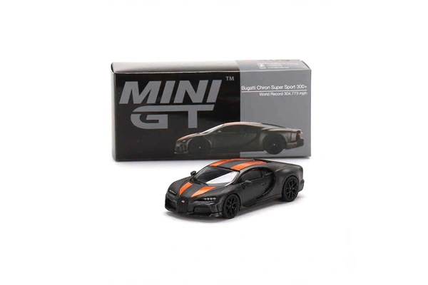 Mini GT 1:64 Bugatti Chiron Super Sport 300+ World Record 304.773 mph