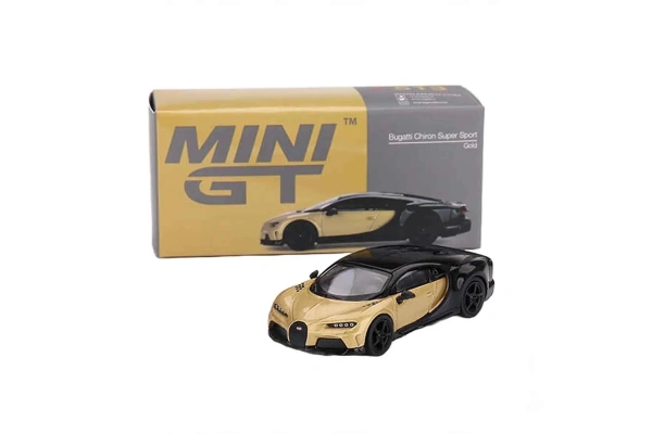 Mini GT 1:64 Bugatti Chiron Super Sport Gold