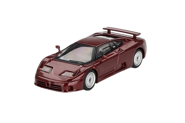 Mini GT 1/64 Bugatti EB110 GT Dark Red Metallic Blister Paket