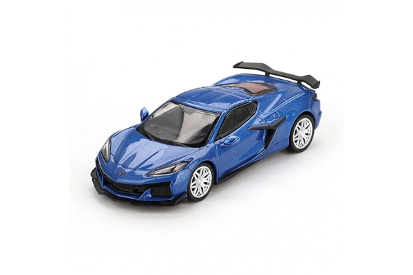 Mini GT 1/64 Chevrolet Corvette Z06 Elkharh Lake Blu Metal