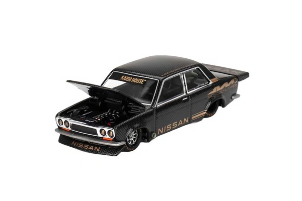 Mini Gt 1:64 Datsun 510 Pro Street Full Carbon V1