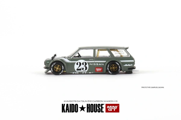 Mini GT 1/64 Datsun Kaido 510 Wagon Carbon Fiber