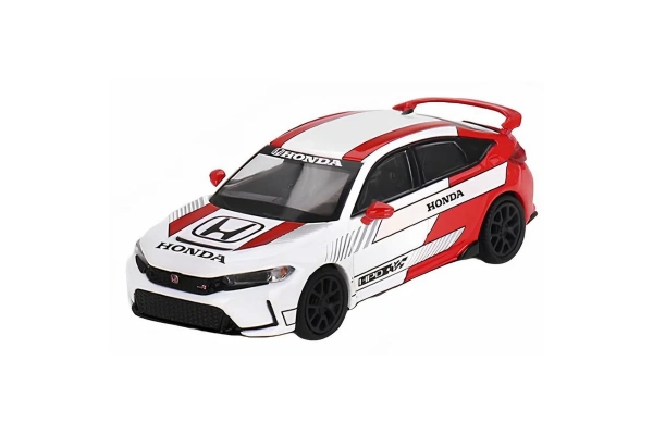 Mini Gt 1/64 Honda Civic Type R #2 2023 Pace Car White