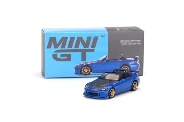 Mini GT 1:64 Honda S2000 Mugen Monte Carlo Blue Pearl