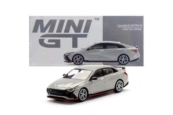 Mini GT 1:64 Hyundai Elantra N Cyber Grey Metallic