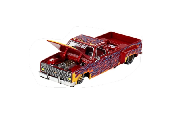 Mini GT 1/64 KaidoHouse Chevrolet Silverado Dually on Fire V1