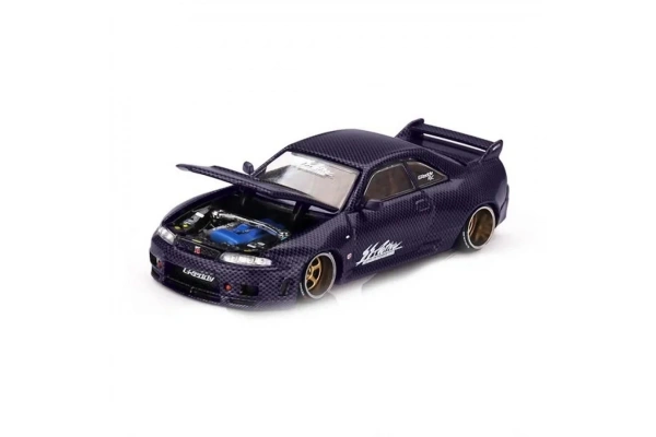 Mini GT 1/64 KaidoHouse Nissan Skyline GT-R (R33) Active Carbon R V2