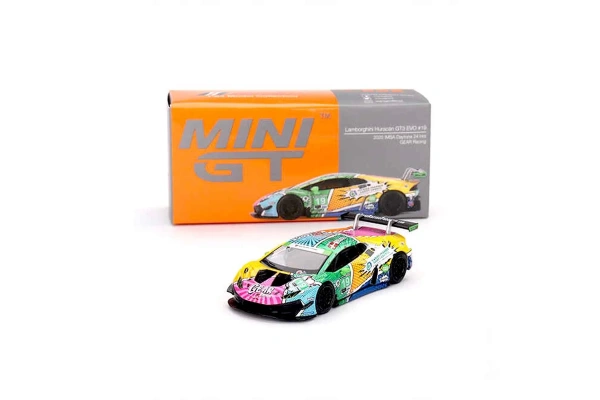 Mini GT 1:64 Lamborghini Huracan GT3 EVO #19 2020 IMSA Daytona