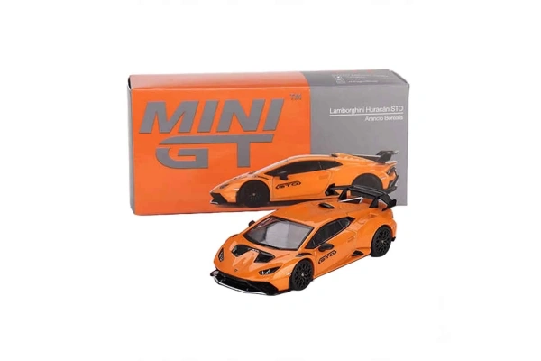 Mini GT 1:64 Lamborghini Huracan STO Arancio Borealis