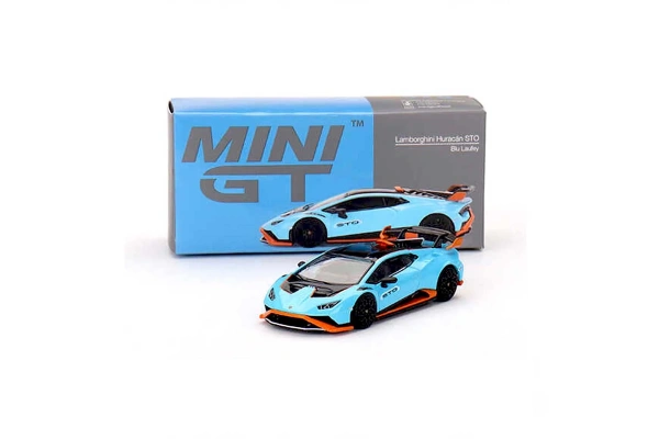 Mini GT 1:64 Lamborghini Huracan STO Blu Laufey
