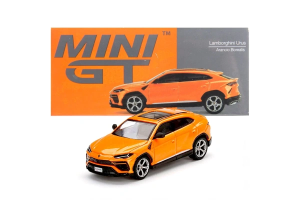 Mini GT 1:64 Lamborghini Urus Arancio Borealis