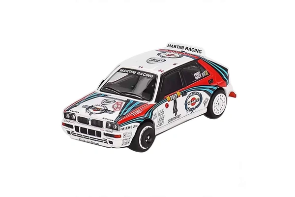 Mini GT 1:64 Lancia Delta HF Integrale Evoluzione 1992 Rally MonteCarlo Winner #4