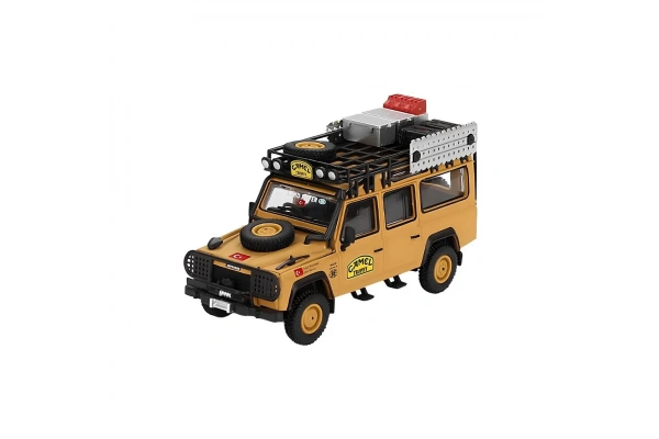 Mini Gt 1/64 Land Rover Defender 110 1989 Camel Trophy Turkey
