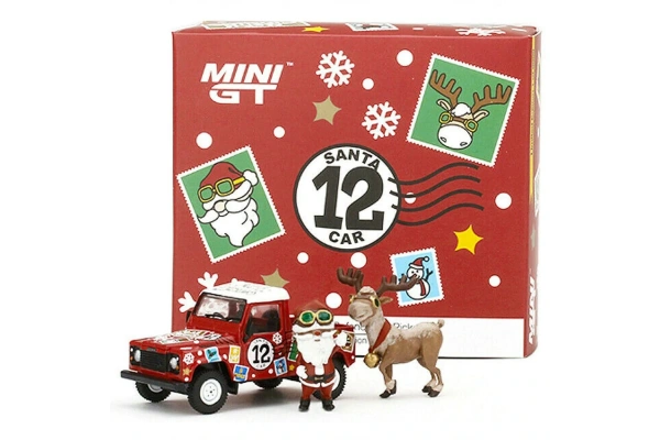 Mini GT 1:64 Land Rover Defender 90 Pickup 2021 Christmas Edition