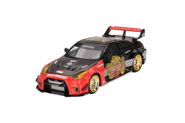 Mini GT 1/64 LB-Silhouette WORKS GT NISSAN 35GT-RR Ver.1 “BARONG” MINI GT x MIZU