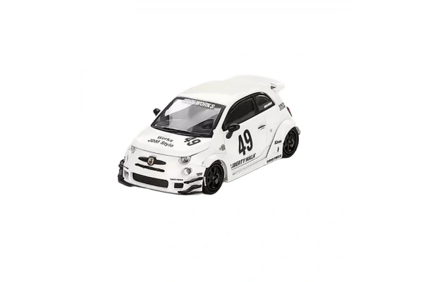 Mini GT 1/64 LB-WORKS x Abas Works ABARTH 595 Gara White - Blister Paket