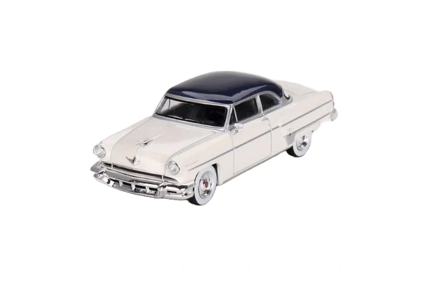 Mini Gt 1/64 Lincoln Capri 1954 Arctic White / Atlantic Blue