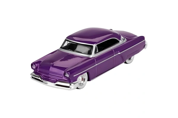 Mini Gt 1/64 Lincoln Capri Hot Rod 1954 Purple Metallic