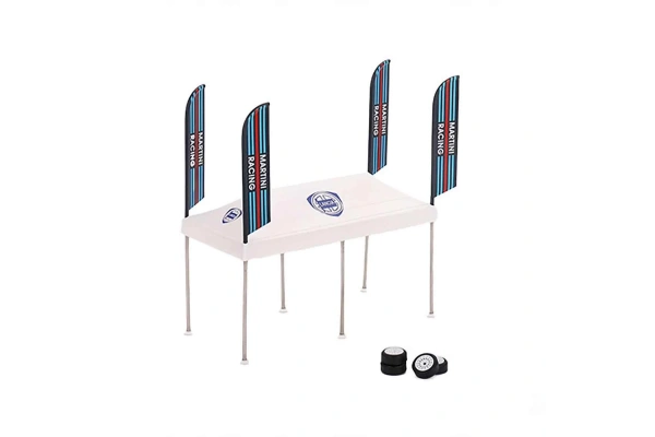 Mini GT 1:64 Martini Racing Paddock Servis Çadırı Seti