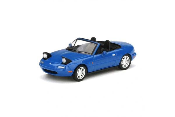 Mini GT 1:64 Mazda Miata MX-5 Mariner Blue Headlight Up
