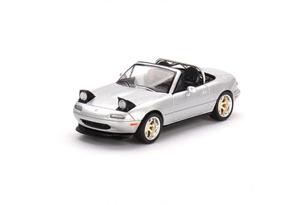 Mini GT 1:64 Mazda Miata MX-5 Tuned Version Silver Stone