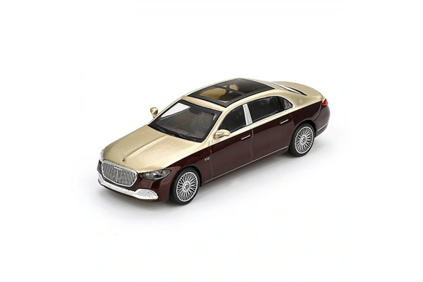 Mini GT 1/64 Mercedes Maybach S 680 Gold Dark Red Metallic