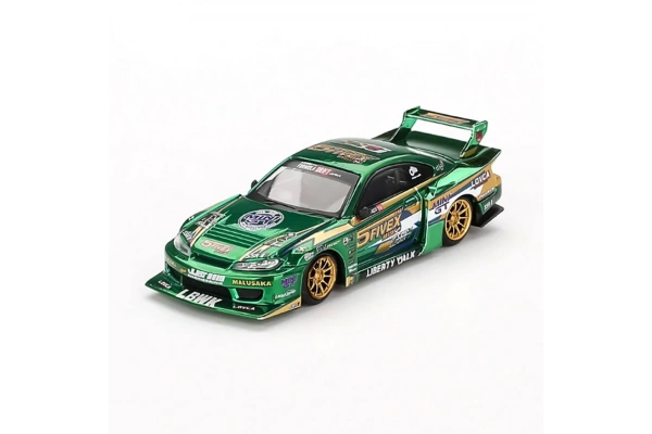 Mini GT 1/64 Nissan LB-Super Silhouette S15 SILVIA LBWK 2024 Fausto Racing - Blister Paket