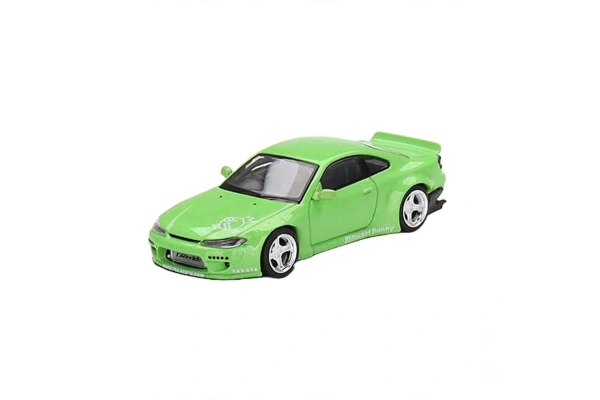 Mini GT 1:64 Nissan Silvia Rocket Bunny Green