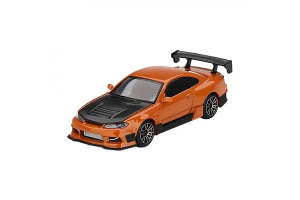 Mini Gt 1:64 Nissan Silvia S15 D-Max Metallic Orange