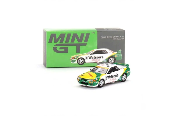 Mini GT 1:64 Nissan Skyline GT-R Gr. A #2 1991 Macau GP