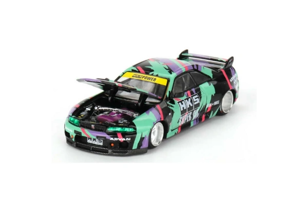 Mini GT 1/64 Nissan Skyline GT-R (R33) HKS V1 KHMG129