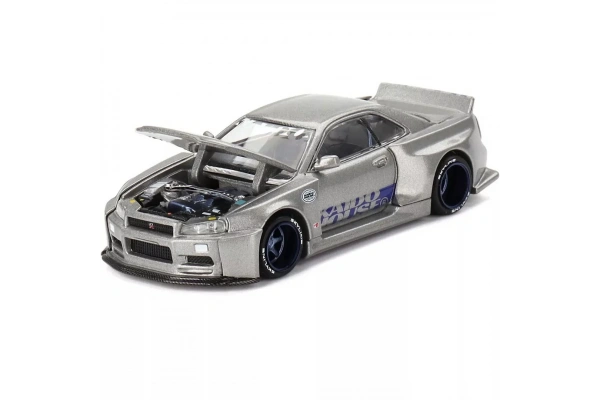 Mini Gt 1/64 Nissan Skyline GT-R R34 Kaido Works Shinjuku
