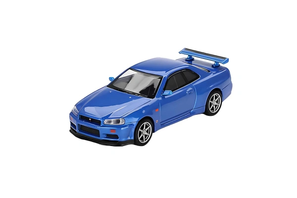 Mini GT 1/64 Nissan Skyline GT-R (R34) V-Spec Bayside Blue